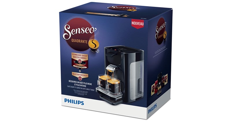 Philips Senseo Quadrante packaging
