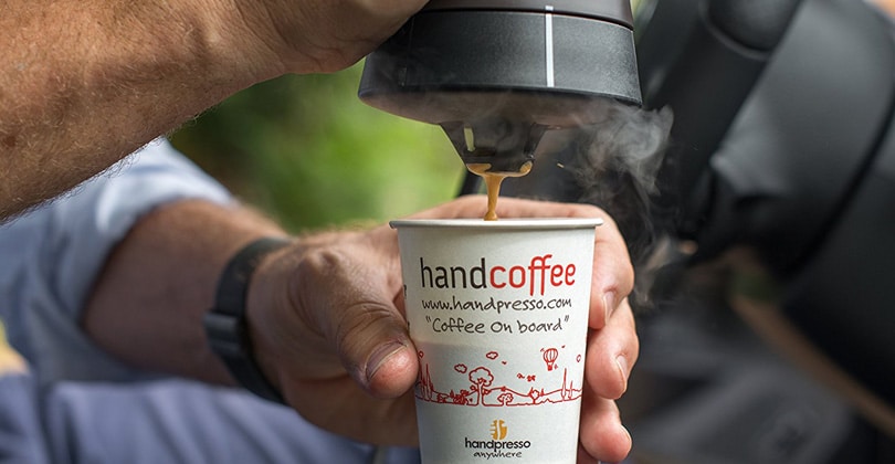Design et compact, Handpresso Handcoffee Auto