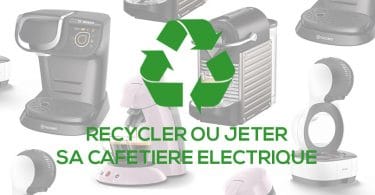 Où jeter une cafetière électrique