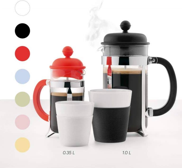 Cafetière à Piston BODUM JAVA - 0,35L (3 Tasses) - Carafe En SAN Incassable - Piston Inox - Style Rétro Et écolo