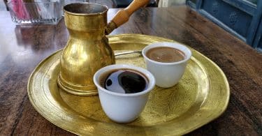 plateau de café turc