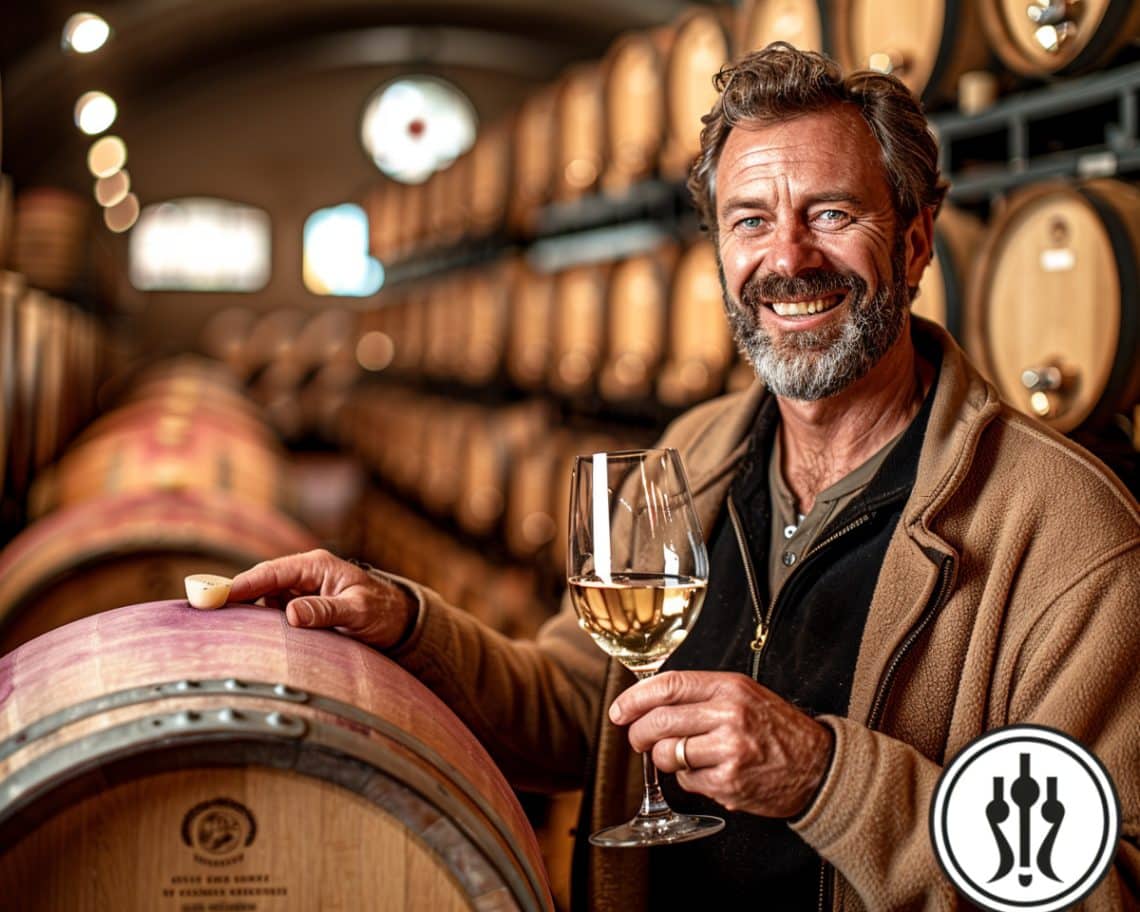 Olivier Chartrain produit du chenin pour le vin du tonneau selon Ouest-France