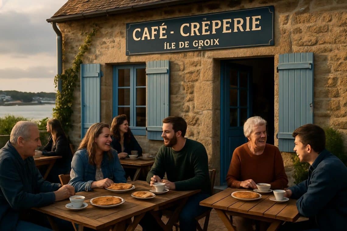 à groix, un café crêpe unique lutte contre l'isolement en favorisant les échanges et le partage au cœur de la communauté.