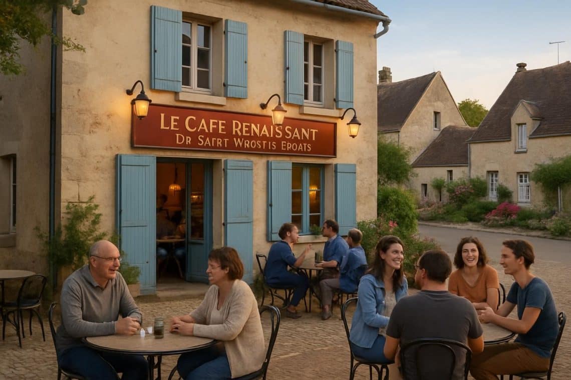 d&eacute;couvrez comment le caf&eacute; de la place &agrave; saint mars la bri&egrave;re rena&icirc;t pour redynamiser la ville et &eacute;viter qu'elle ne devienne une simple ville dortoir.