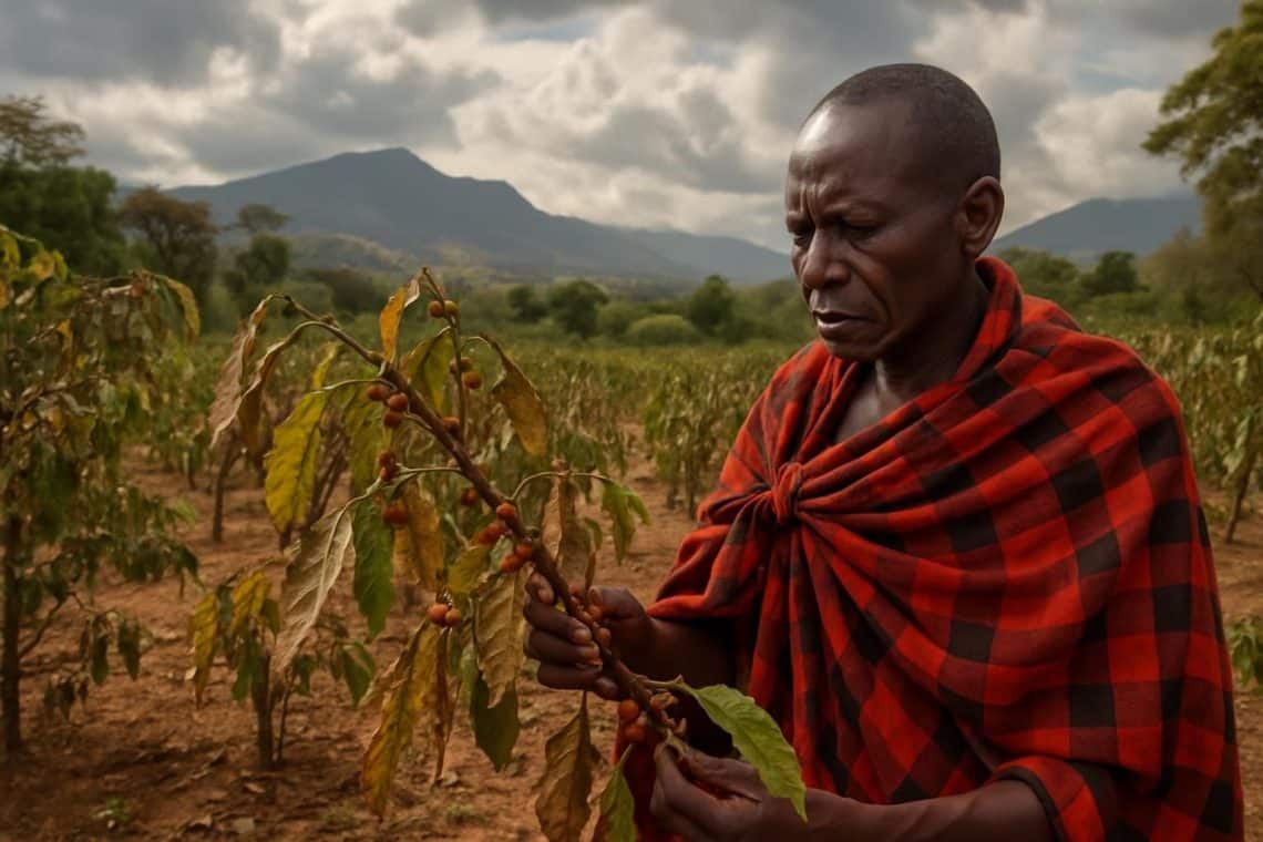 d&eacute;couvrez comment le changement climatique affecte l'industrie du caf&eacute; au kenya, entre d&eacute;fis environnementaux et adaptations des producteurs locaux.