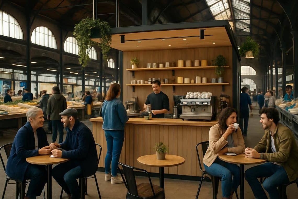 découvrez le nouveau coffee-shop aux halles centrales de la criée à rennes, un lieu convivial pour savourer cafés gourmands et moments de détente au cœur de la ville.