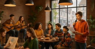 découvrez le nouveau café artistique à auxerre, un lieu unique où les lycéens peuvent exprimer et partager leurs talents créatifs dans une ambiance conviviale.