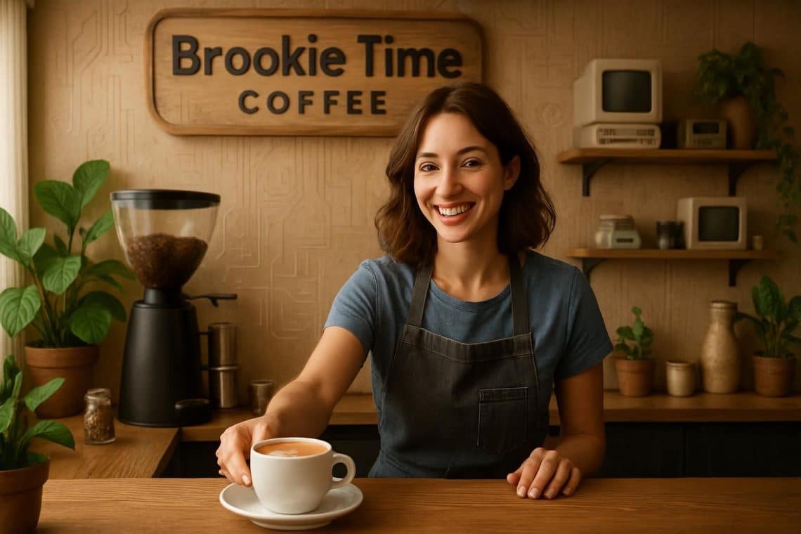 d&eacute;couvrez brookie time coffee &agrave; rixensart, o&ugrave; marine a troqu&eacute; le digital pour un coffee shop vibrant de passion, offrant une exp&eacute;rience caf&eacute; unique et conviviale.