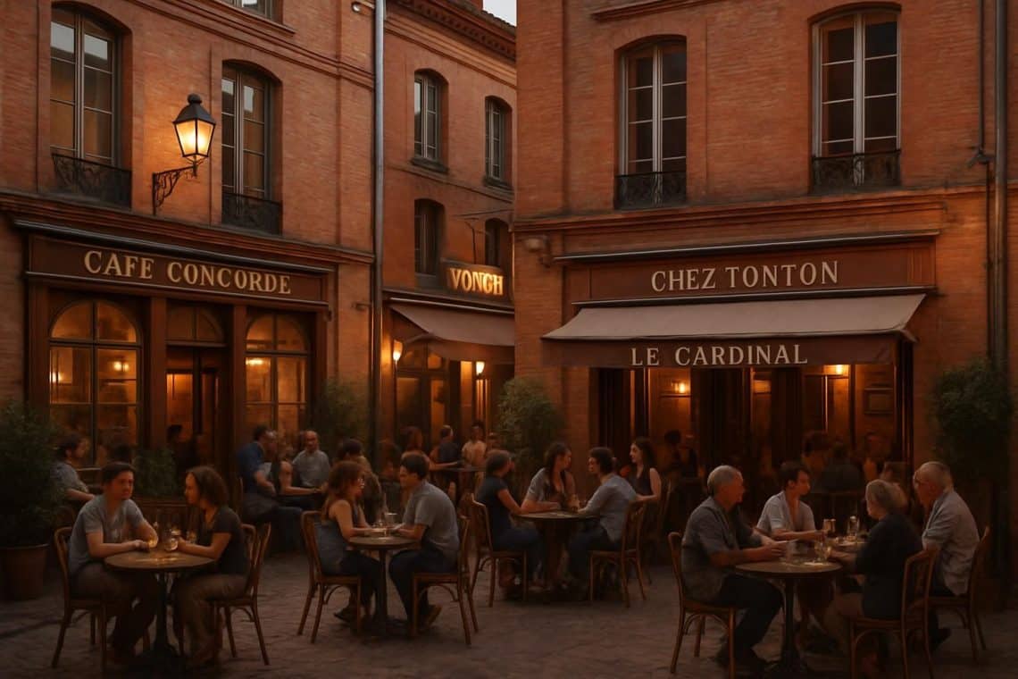 d&eacute;couvrez les tr&eacute;sors toulousains que sont le caf&eacute; concorde, chez tonton et le cardinal, des lieux embl&eacute;matiques qui ont su traverser le temps avec charme et authenticit&eacute;.