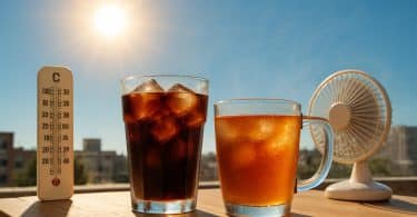 découvrez si boire du café ou du thé est une bonne alternative à l'eau pendant la canicule pour rester hydraté et en bonne santé.