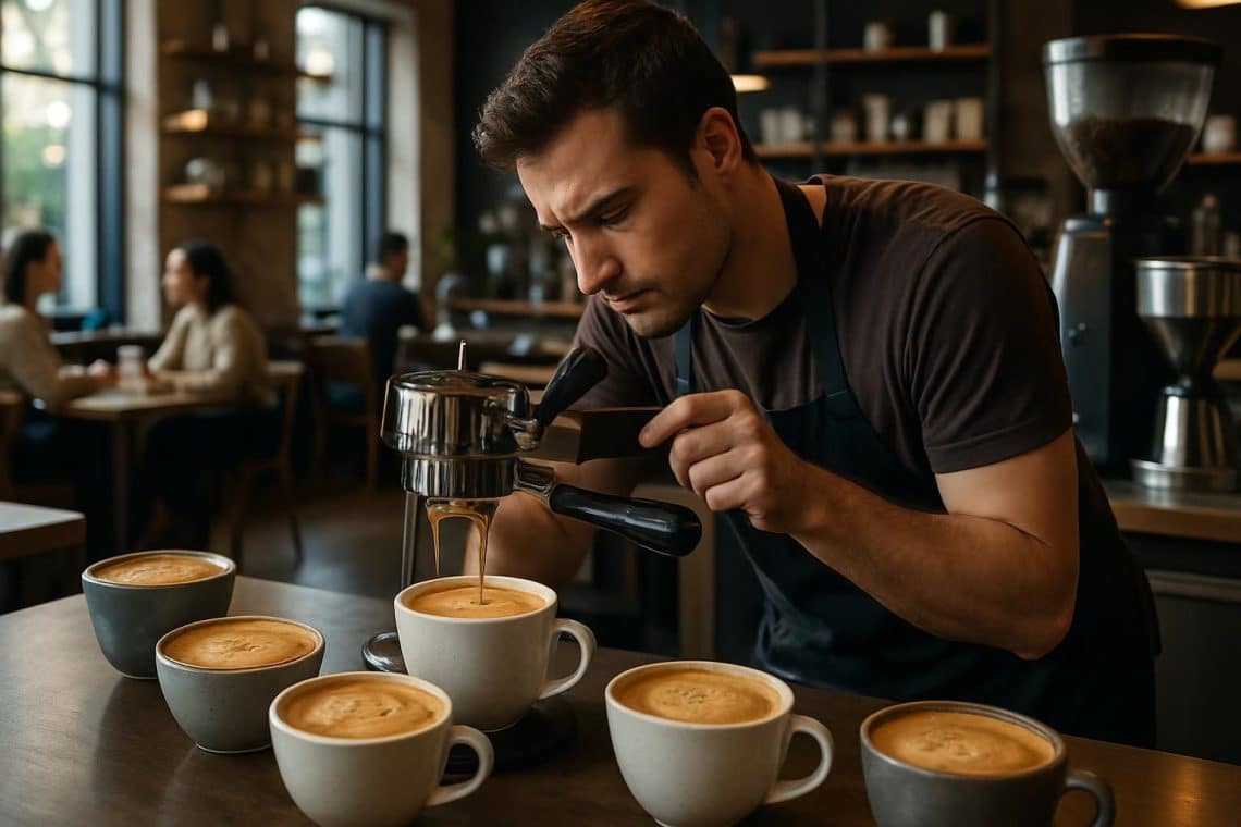 découvrez comment l'émulsion révolutionne la préparation du café dans les coffee shops, avant même la phase de sélection des grains, pour une expérience gustative unique.