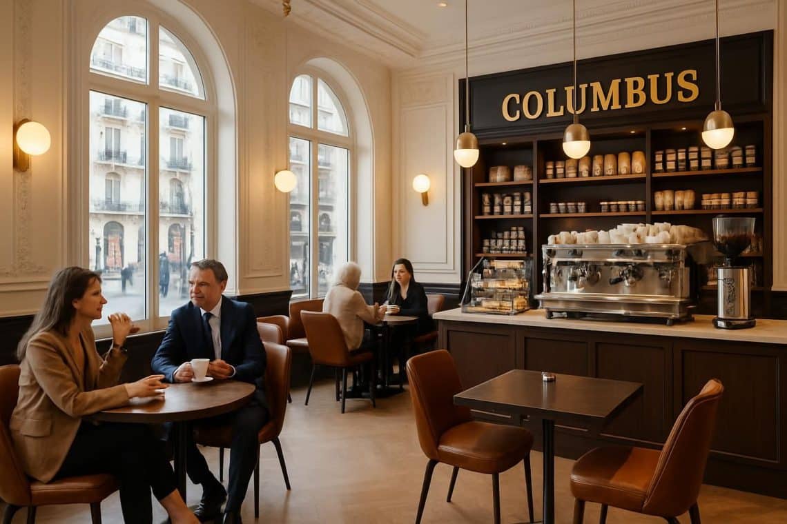 d&eacute;couvrez le premier flagship parisien de columbus caf&eacute;, une collaboration exclusive avec le groupe eram, alliant caf&eacute; de qualit&eacute; et exp&eacute;rience unique en plein c&oelig;ur de paris.