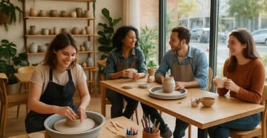 inauguration du premier café céramique à landerneau, un espace unique alliant détente et créativité pour tous les passionnés d'art et de poterie.