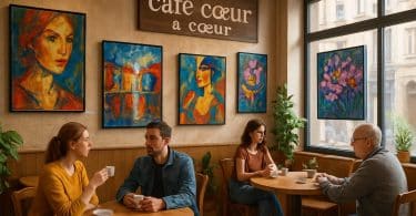 explorez les œuvres fascinantes de marie-pierre baillaud exposées au café cœur à cœur, en plein centre d'alès, pour une expérience artistique unique et chaleureuse.