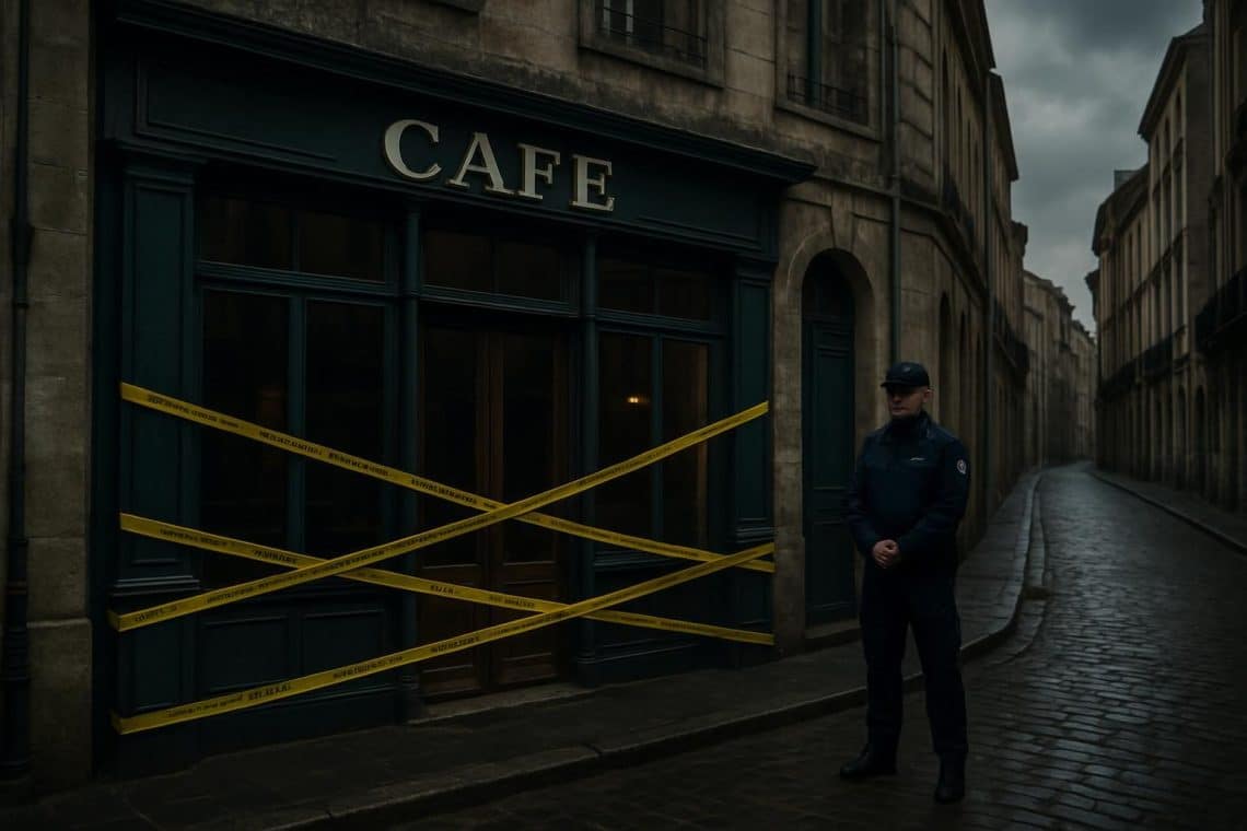 fermeture administrative d'un café à bordeaux après un incident tragique, mesures de sécurité renforcées et enquêtes en cours.