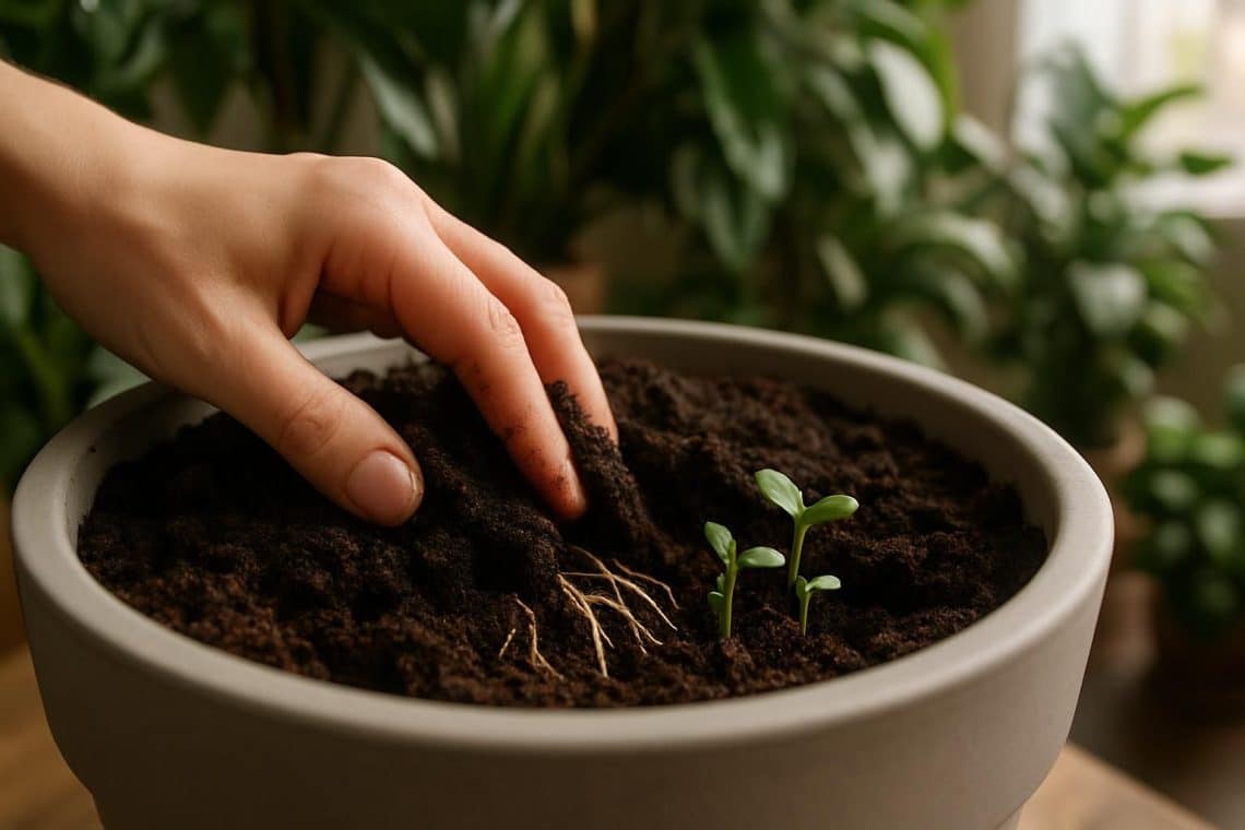 d&eacute;couvrez les r&eacute;sultats surprenants apr&egrave;s un mois d'utilisation du marc de caf&eacute; comme fertilisant pour mes plantes. une m&eacute;thode &eacute;cologique et efficace &agrave; tester absolument !