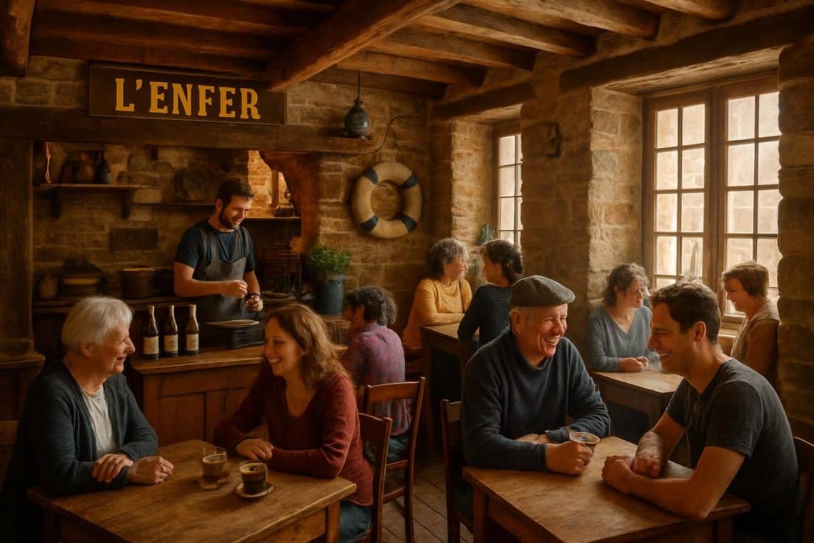 découvrez « l'enfer », le café breton authentique où convivialité et saveurs se mêlent pour vous offrir un lieu chaleureux où il fait bon revenir.