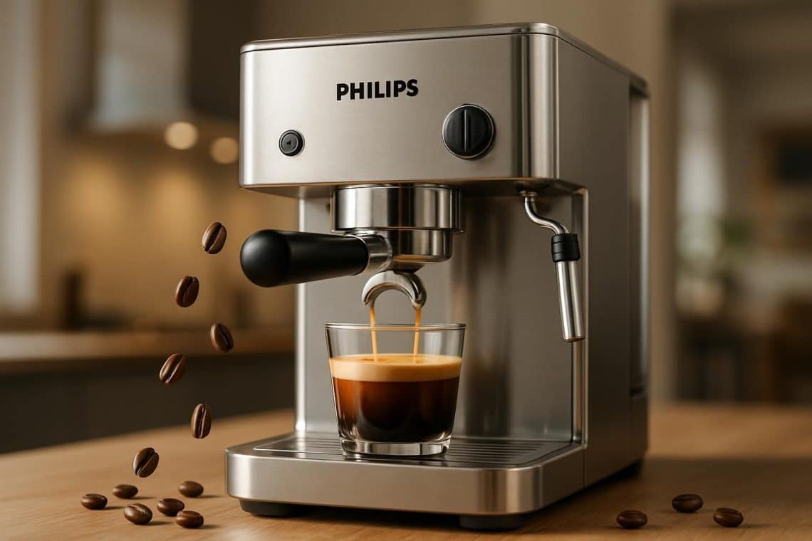 profitez d'une r&eacute;duction exceptionnelle de 182&euro; sur la machine &agrave; caf&eacute; philips expresso sur amazon. une offre immanquable pour les amateurs de caf&eacute; de qualit&eacute; &agrave; petit prix !