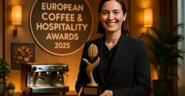 lavazza est honoré comme meilleur torréfacteur commercial aux european coffee & hospitality awards 2025, récompensant l'excellence et l'innovation dans le monde du café.