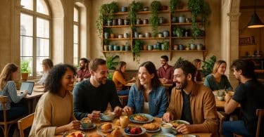 découvrez le 19e à montpellier, un lieu unique où le brunch traditionnel se transforme en coffee shop convivial pour des moments gourmands et chaleureux.