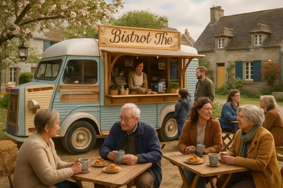 découvrez le bistrothé, le café itinérant qui apporte convivialité et dynamique aux villages de normandie, en proposant un lieu de rencontre chaleureux et authentique.