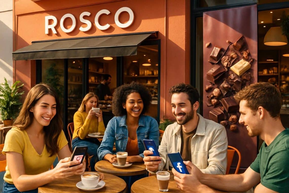 d&eacute;couvrez le caf&eacute; rosco, une marque p&eacute;tillante pr&eacute;sente sur facebook, instagram et au salon du chocolat, alliant passion du caf&eacute; et moments gourmands.