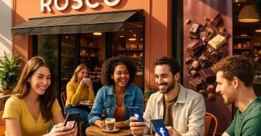 découvrez le café rosco, une marque pétillante présente sur facebook, instagram et au salon du chocolat, alliant passion du café et moments gourmands.