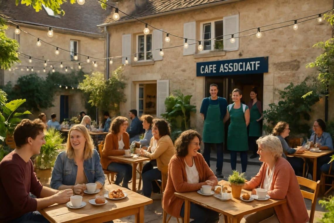 découvrez la célébration de la réouverture du café associatif de nogent-le-bertrand avec une nouvelle inauguration pleine de convivialité et d'animations.