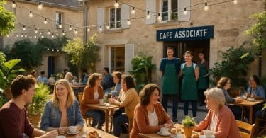 découvrez la célébration de la réouverture du café associatif de nogent-le-bertrand avec une nouvelle inauguration pleine de convivialité et d'animations.
