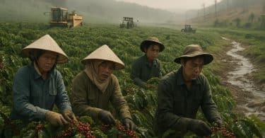 découvrez l'impact environnemental et social de la production massive de café vietnamien, un secteur clé aux enjeux colossaux pour le pays et la planète.