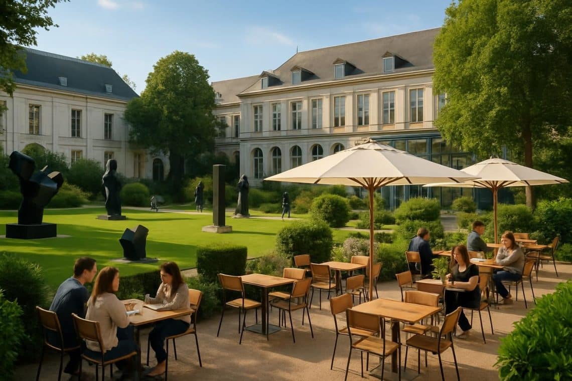 découvrez le nouveau café du musée des beaux-arts de rouen, situé au cœur du jardin des sculptures, un lieu unique alliant art et détente.