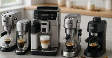 découvrez notre sélection exclusive des 5 meilleures machines à café delonghi disponibles sur amazon pour savourer un café de qualité supérieure chez vous.