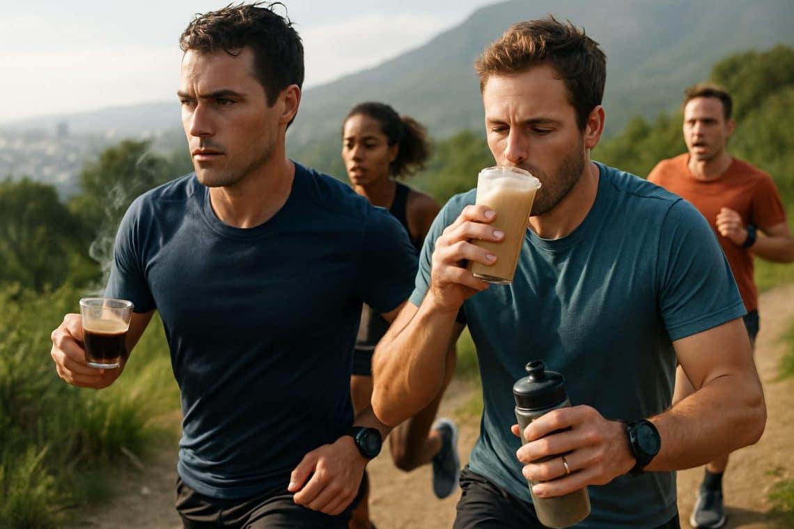 d&eacute;couvrez comment le caf&eacute; influence les performances des coureurs, avec un focus sur le double expresso, le latte et les astuces secr&egrave;tes utilis&eacute;es dans le peloton pour booster l'endurance et la concentration.