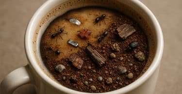 découvrez les impuretés inattendues comme le métal, l'écorce, les cailloux et les insectes présentes dans votre café, révélant une face cachée de l'industrie.