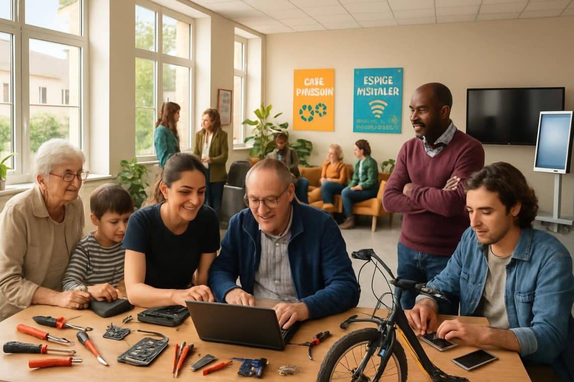d&eacute;couvrez &agrave; montbazens le lancement d'un caf&eacute; de r&eacute;paration et d'un espace num&eacute;rique au c&oelig;ur du centre social, un lieu convivial pour r&eacute;parer, apprendre et partager.