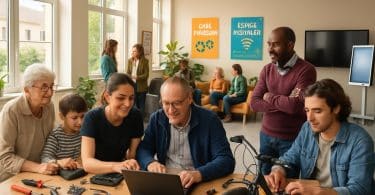 découvrez à montbazens le lancement d'un café de réparation et d'un espace numérique au cœur du centre social, un lieu convivial pour réparer, apprendre et partager.