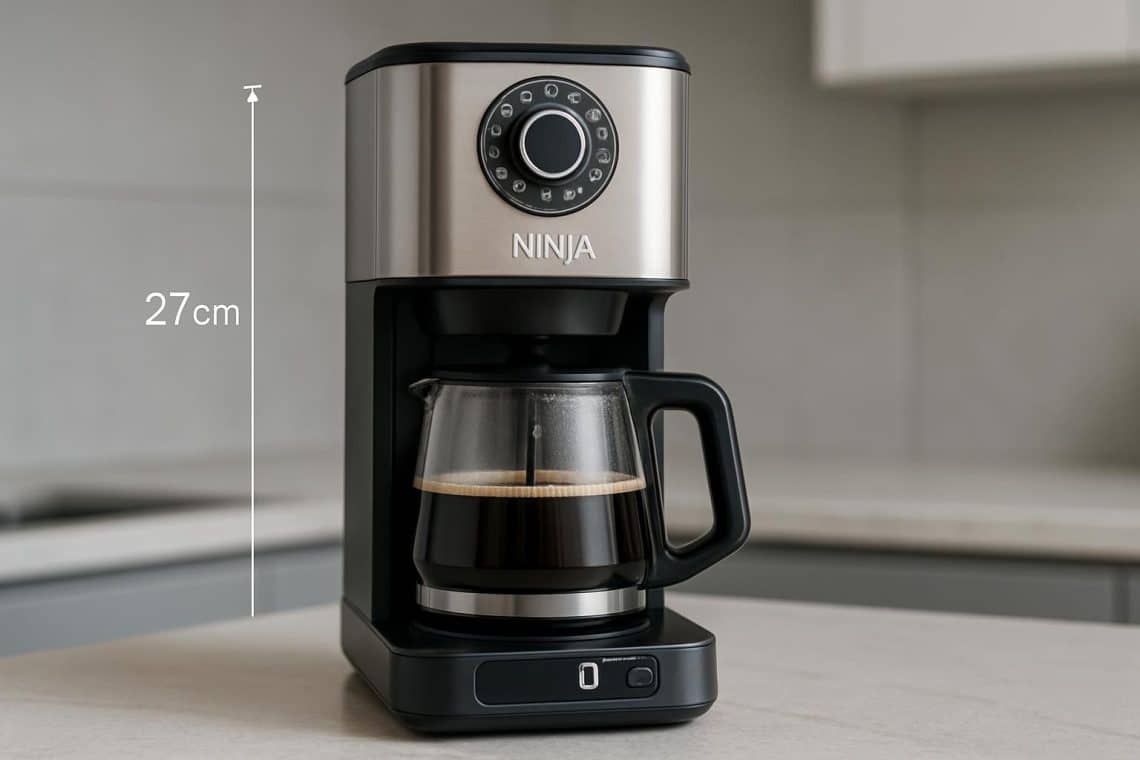 d&eacute;couvrez le ninja luxe caf&eacute; mini, un moulin compact de moins de 27 cm offrant plus de 60 options de mouture et une balance int&eacute;gr&eacute;e pour une pr&eacute;cision optimale.