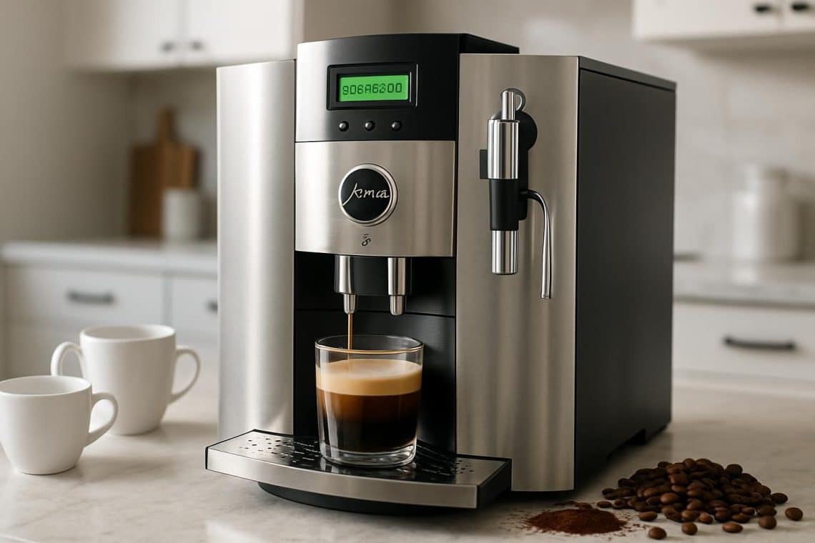découvrez notre comparatif enrichi avec l'évaluation complète de la machine à café automatique jura c9, équipée d'un broyeur intégré pour un café parfait à chaque tasse.