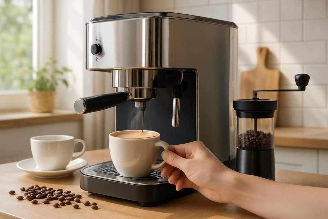 d&eacute;couvrez notre machine &agrave; caf&eacute; en promotion, id&eacute;ale pour les passionn&eacute;s de caf&eacute; souhaitant r&eacute;volutionner leurs habitudes et savourer une exp&eacute;rience unique &agrave; chaque tasse.