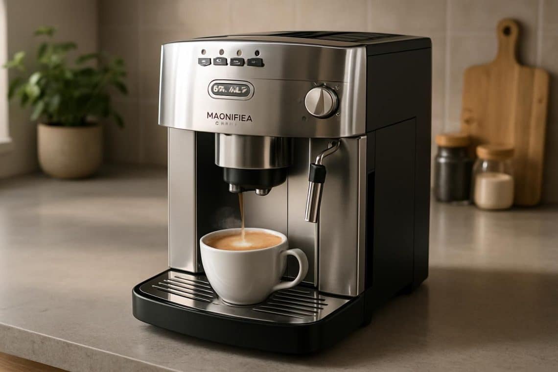d&eacute;couvrez la machine &agrave; caf&eacute; de&rsquo;longhi magnifica avec une r&eacute;duction exceptionnelle de 154 &euro; ! profitez vite de cette offre limit&eacute;e pour savourer un caf&eacute; de qualit&eacute; chez vous.