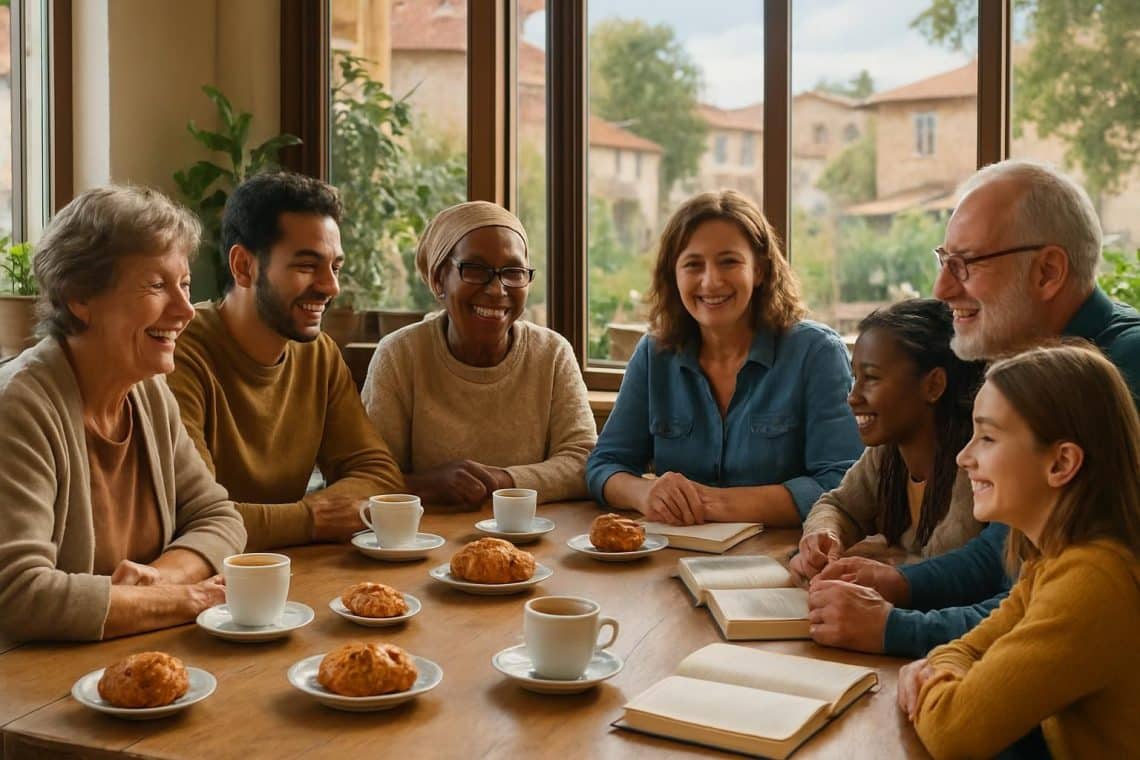 participez au rendez-vous mensuel à rouffiac-tolosan, un moment convivial dédié aux aidants pour échanger et se ressourcer autour d'une pause-café chaleureuse.