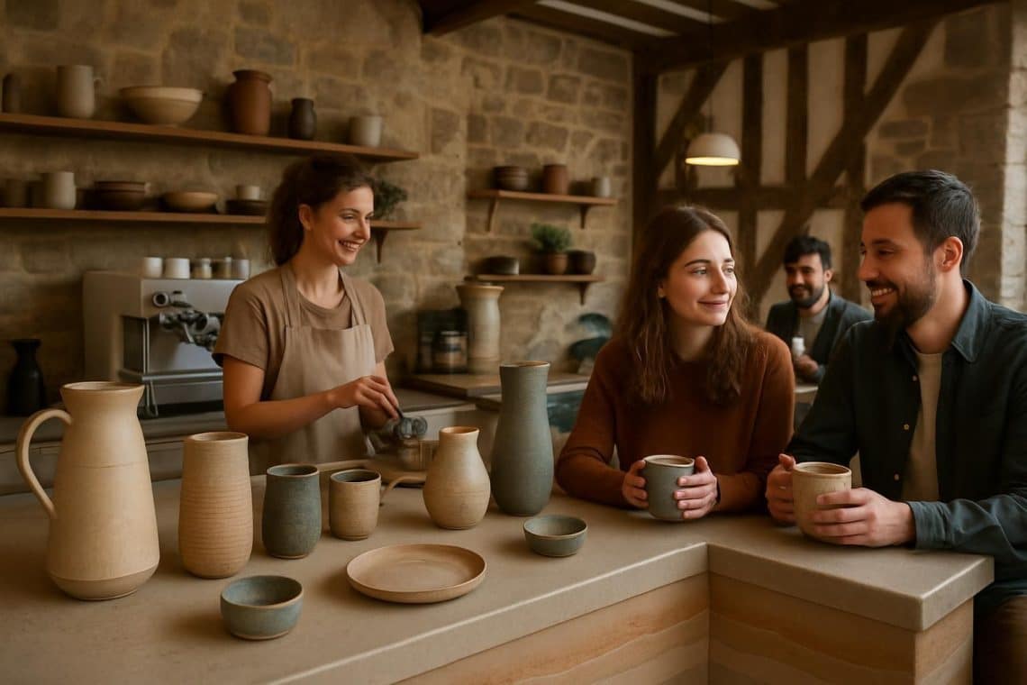 d&eacute;couvrez le caf&eacute; c&eacute;ramique innovant de la ville de l&rsquo;orne o&ugrave; la cr&eacute;ativit&eacute; sur les pi&egrave;ces n&rsquo;a pas de limite. plongez dans un univers unique alliant art et artisanat.