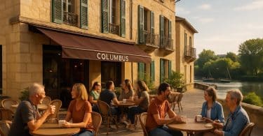 un colombus café ouvre ses portes en dordogne, un lieu emblématique apprécié des habitants de bergerac pour se retrouver et partager des moments conviviaux.