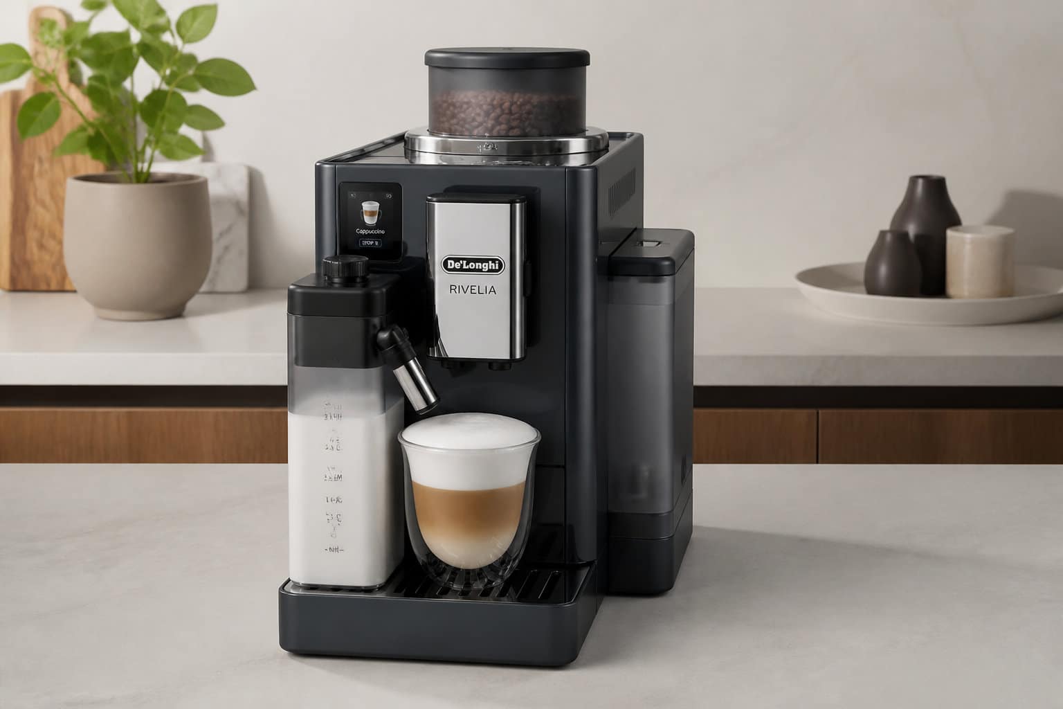De&rsquo;Longhi Rivelia : l'innovation des bacs &agrave; grains interchangeables