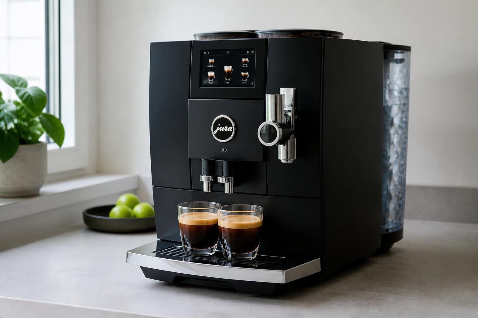 Jura J10 Twin : la flexibilité du double moulin électronique