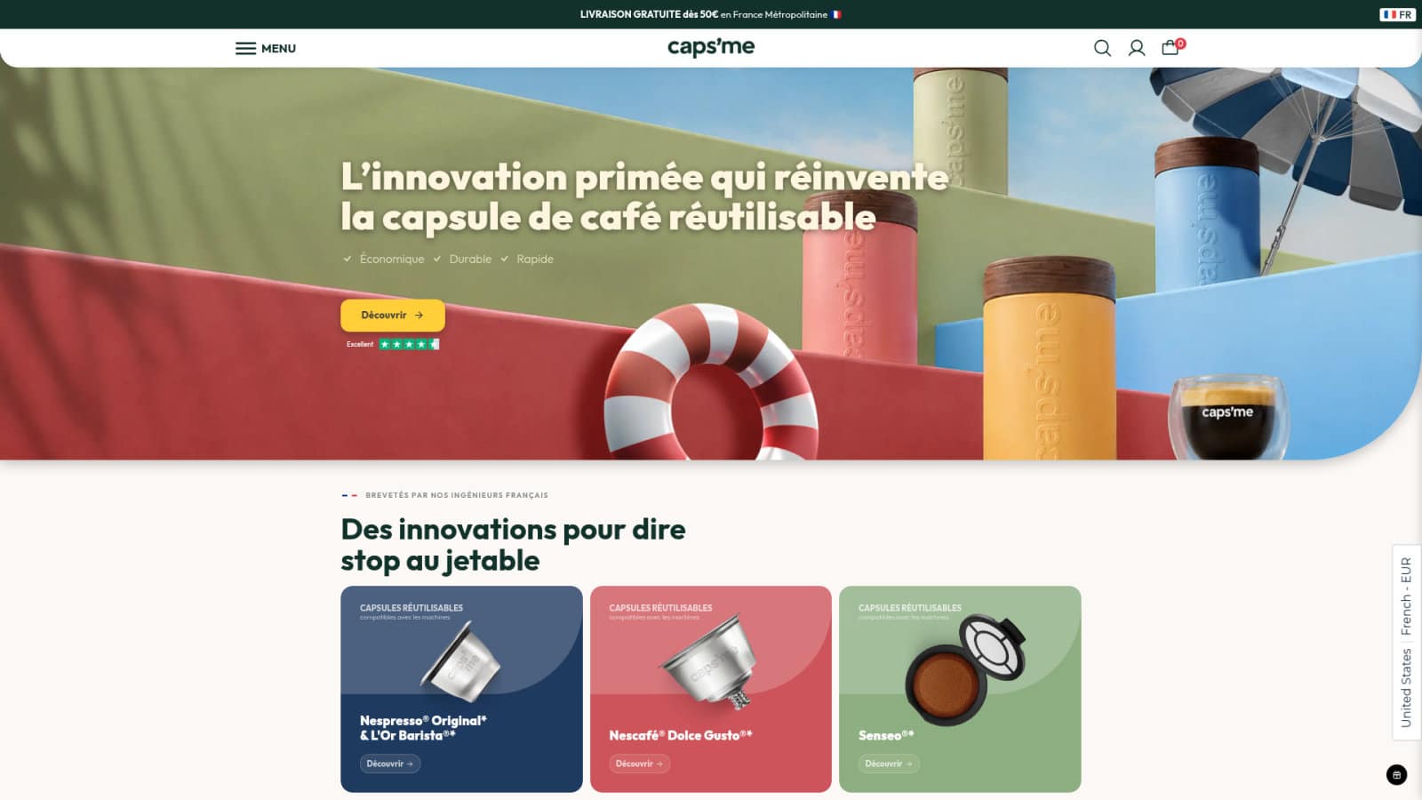 CAPS'ME : l'ing&eacute;nierie fran&ccedil;aise au service du caf&eacute;