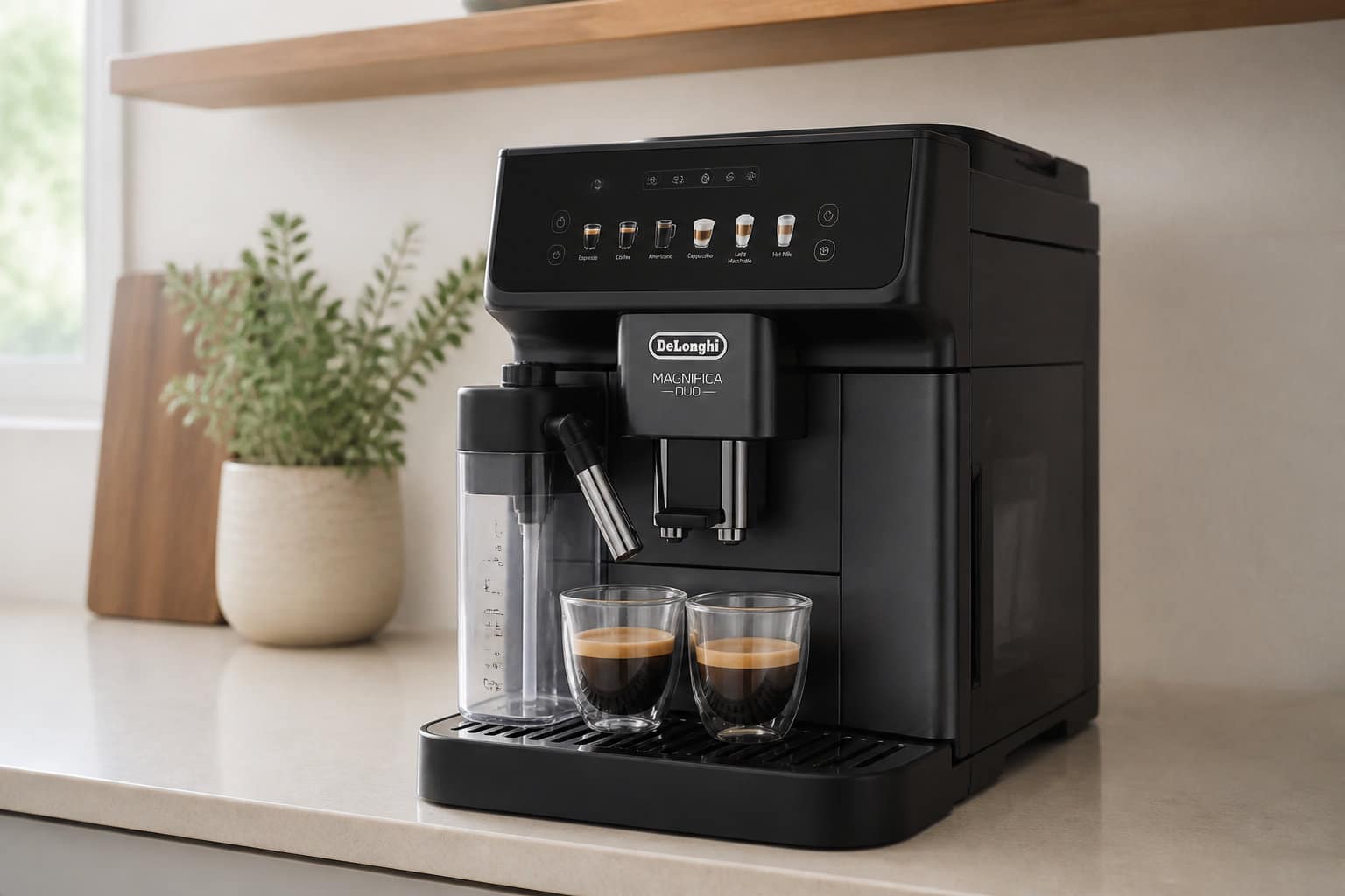 DeLonghi Magnifica Duo ECAM 330.80.BXB : L'innovation du double système
