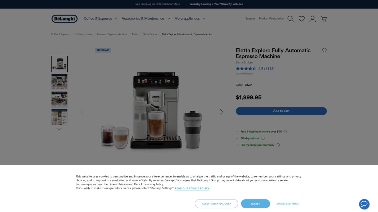 DeLonghi Eletta Explore : la polyvalence au service des grands volumes