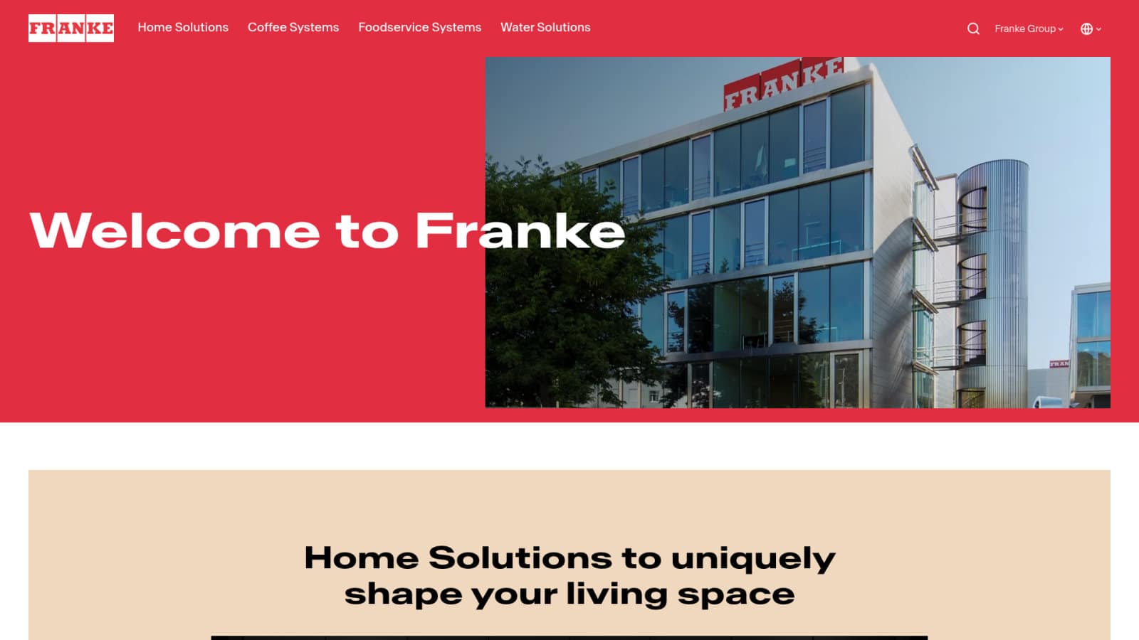 Franke A400 : l'interface intuitive pour une exp&eacute;rience premium