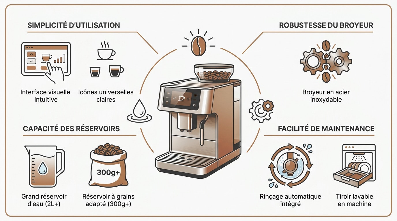 S&eacute;lection des meilleures machines &agrave; caf&eacute; &agrave; grain pour g&icirc;tes et h&eacute;bergements locatifs en 2026